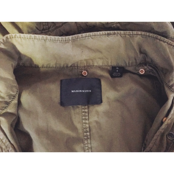 Lightweight Army green utility parka jacket - Picture 5 of 8